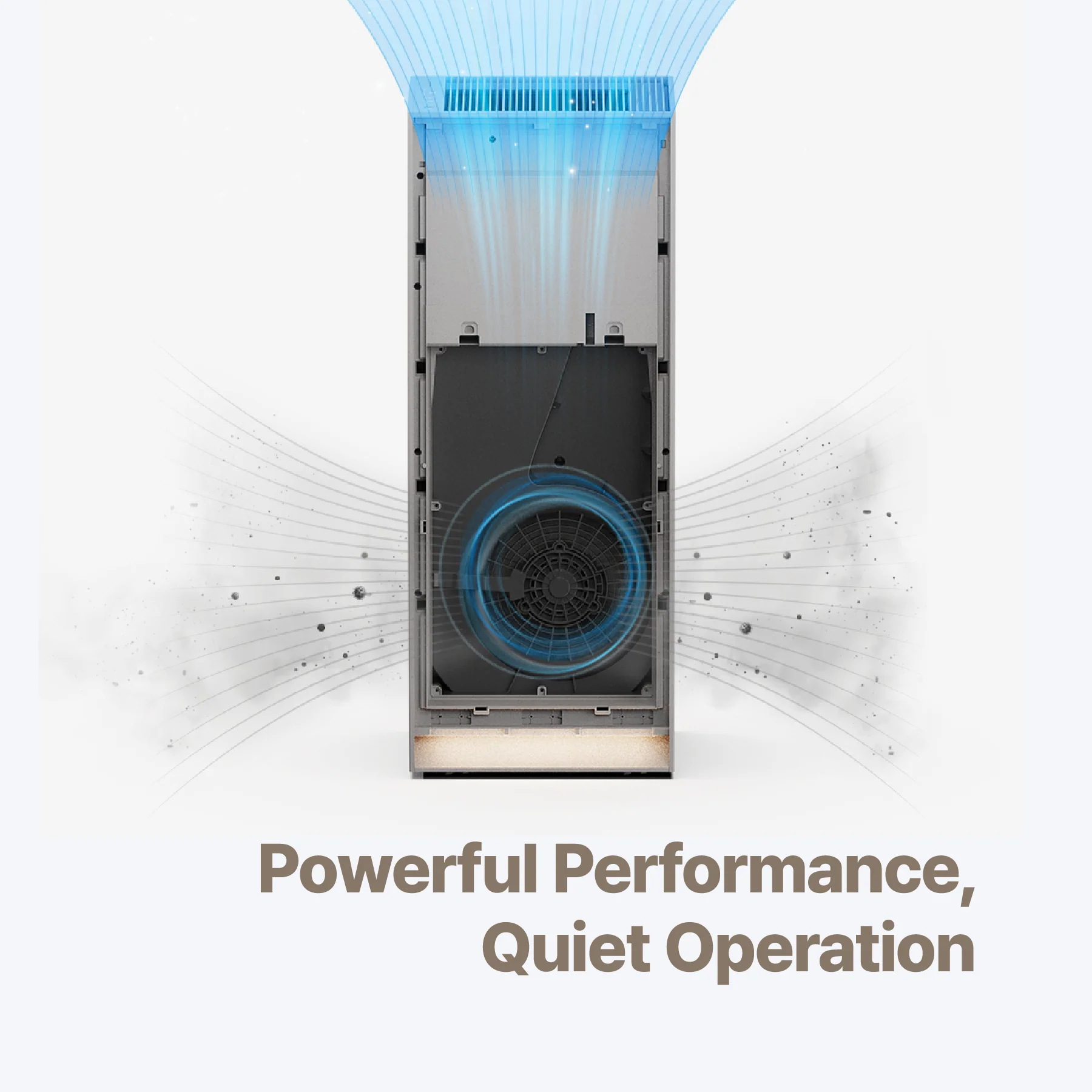 [New] Inspure Heritage Air Purifier _  Pre-Filter, Totalcare True HEPA H13 Filter (CAC-AH2810FNW) - Image 5