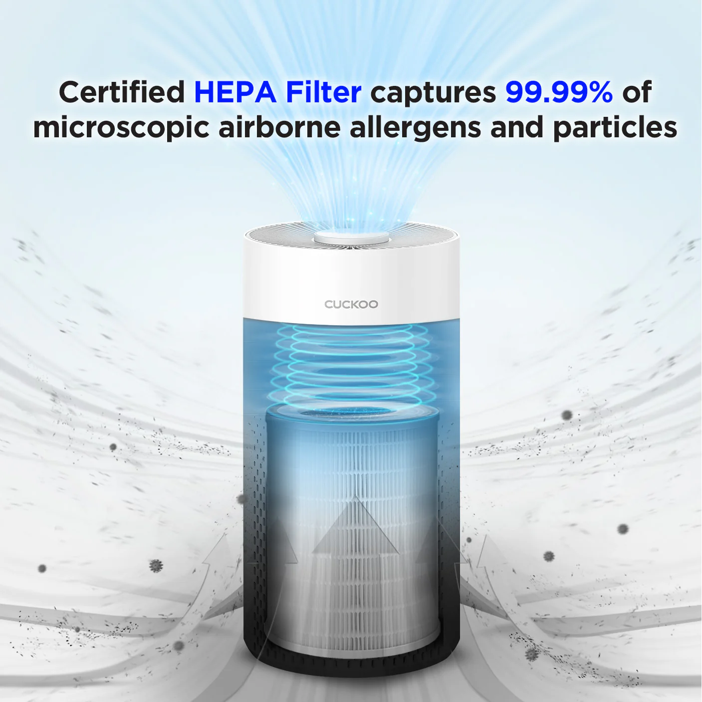 H13 True HEPA Replacement Filter for CAC-I0510FW (CACF-IAF) - Image 4