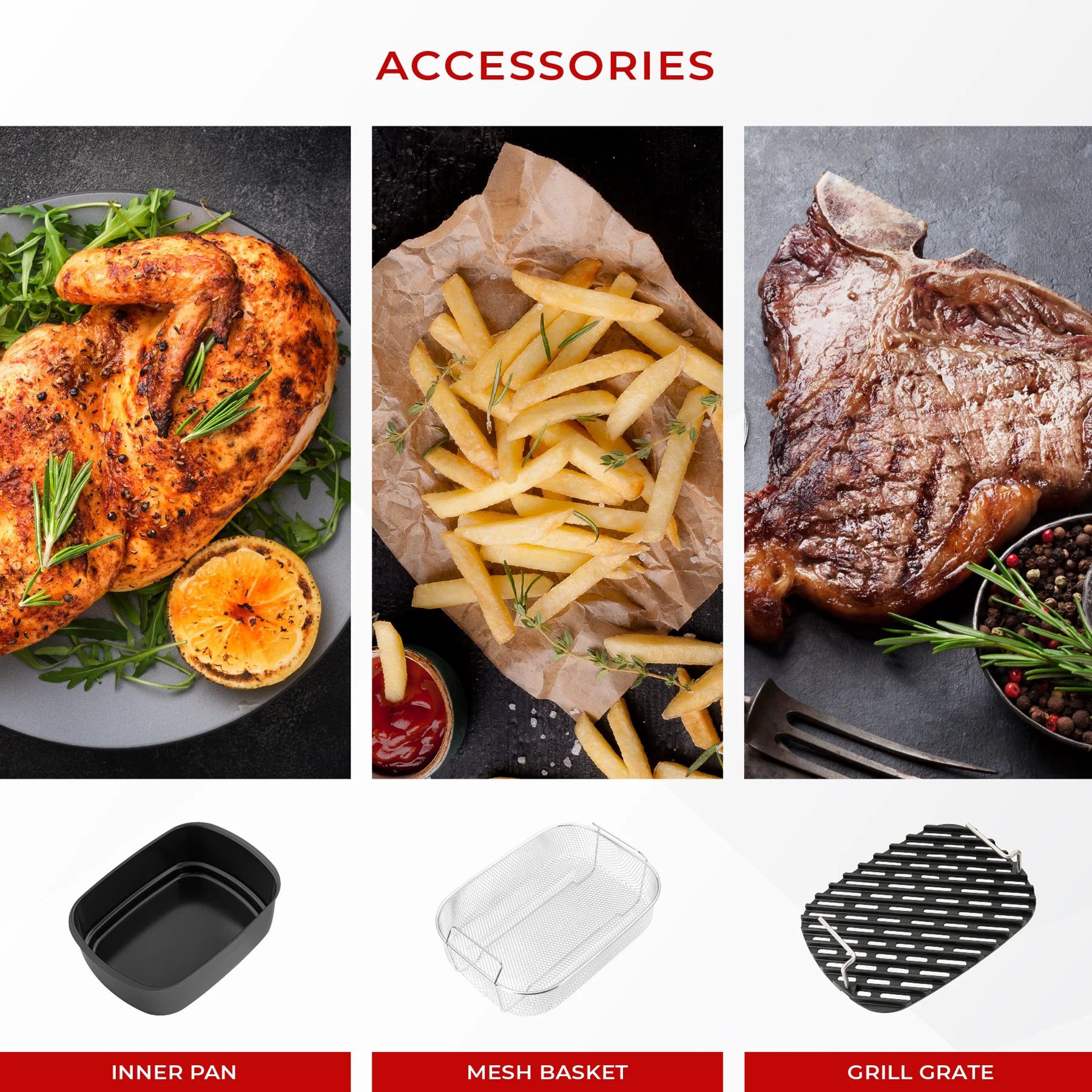 6QT. Countertop Air Grill & Air Fryer (CAFG-A0601S)★ Perfect air fryer for sweet and hot gungoguma! ★ - Image 10