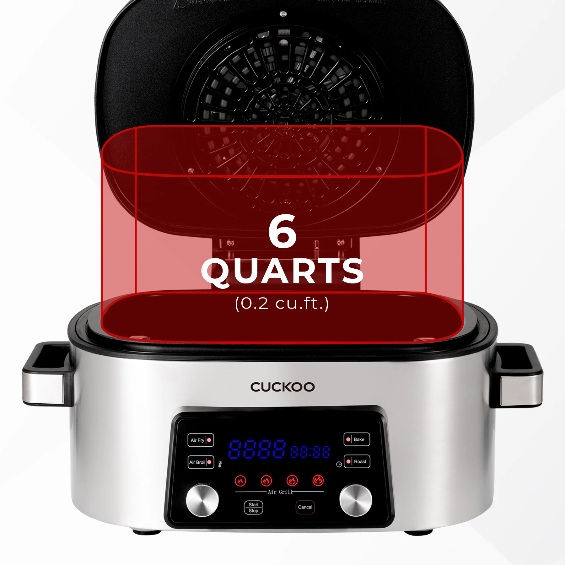 6QT. Countertop Air Grill & Air Fryer (CAFG-A0601S)★ Perfect air fryer for sweet and hot gungoguma! ★ - Image 8