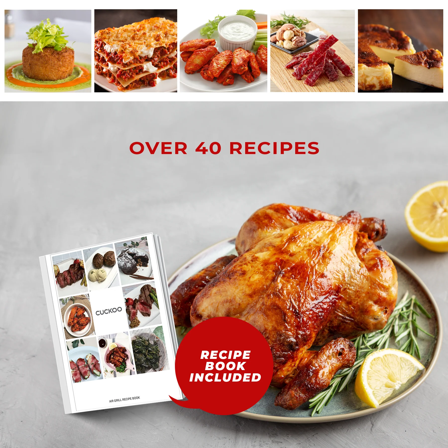 6QT. Countertop Air Grill & Air Fryer (CAFG-A0601S)★ Perfect air fryer for sweet and hot gungoguma! ★ - Image 9