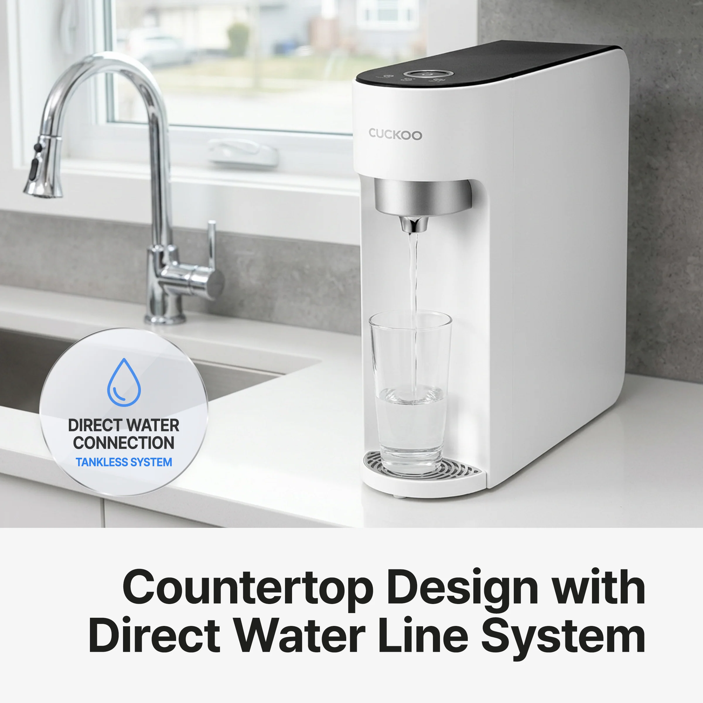 [NEW] Tankless Countertop Nano Filtration Water Purifier, Self Installation, 3-Layer Filtration System, Direct Water Purification (CP-U011W) - Image 6