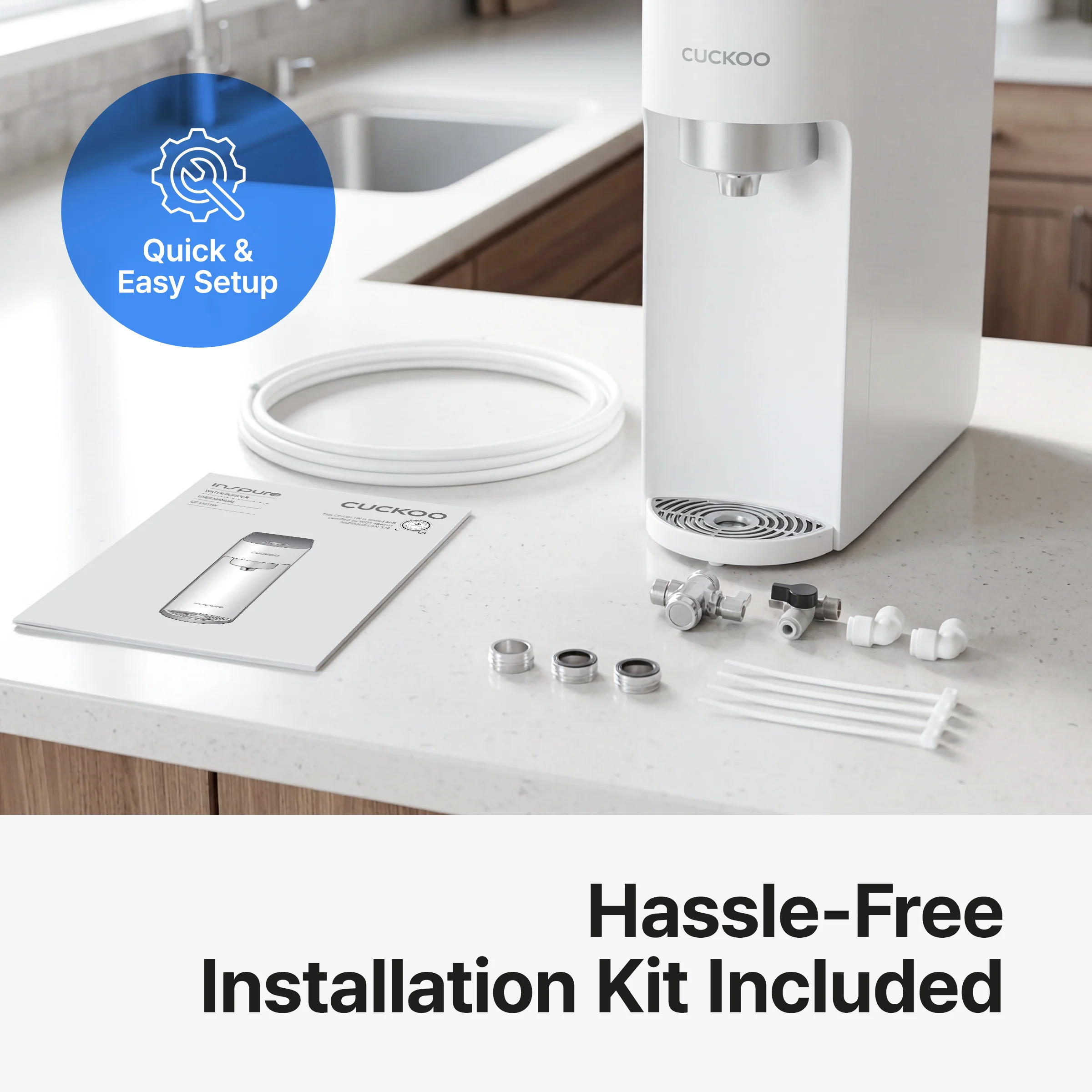 [NEW] Tankless Countertop Nano Filtration Water Purifier, Self Installation, 3-Layer Filtration System, Direct Water Purification (CP-U011W) - Image 8