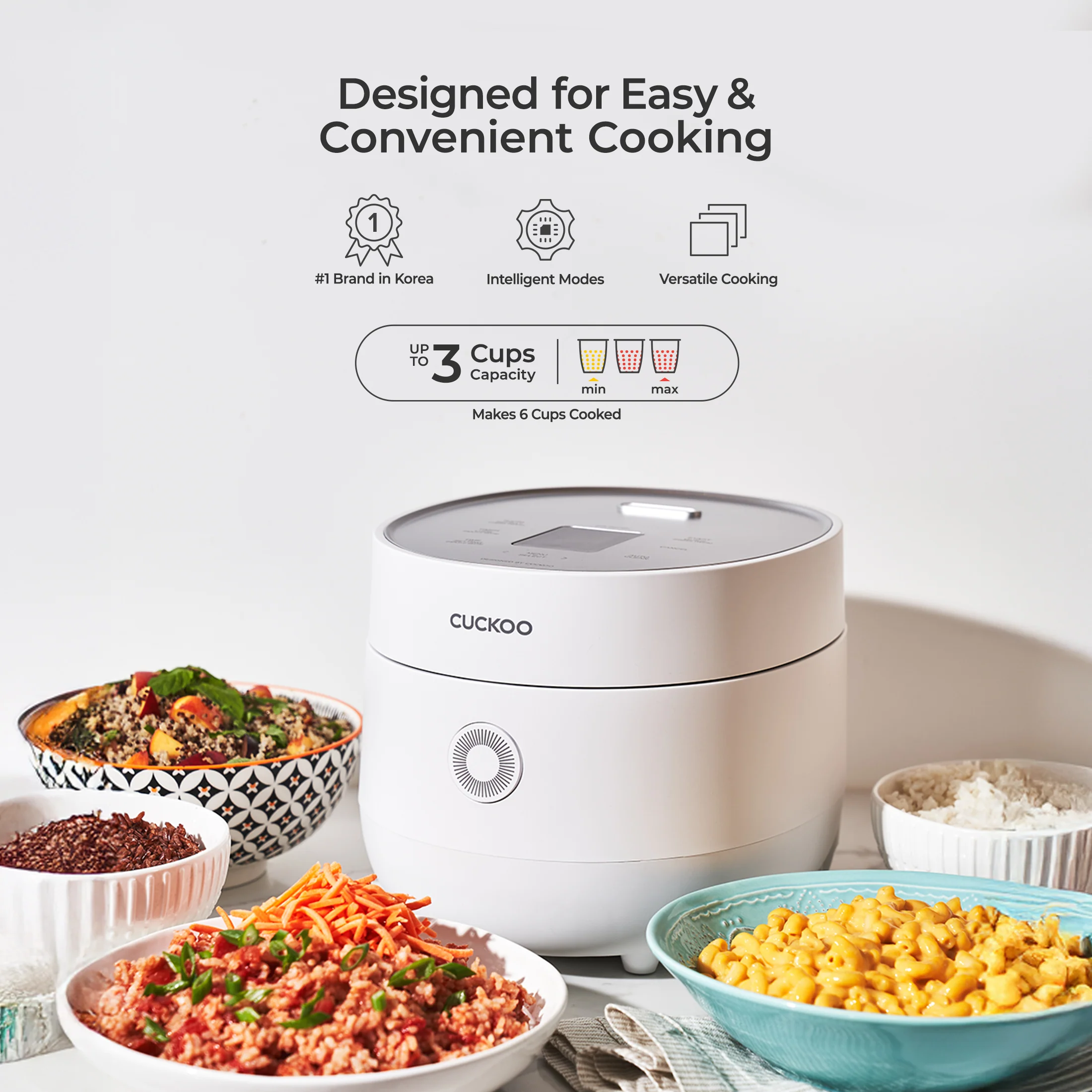 3-Cup Micom Rice Cooker (CR-0375F) - Image 3