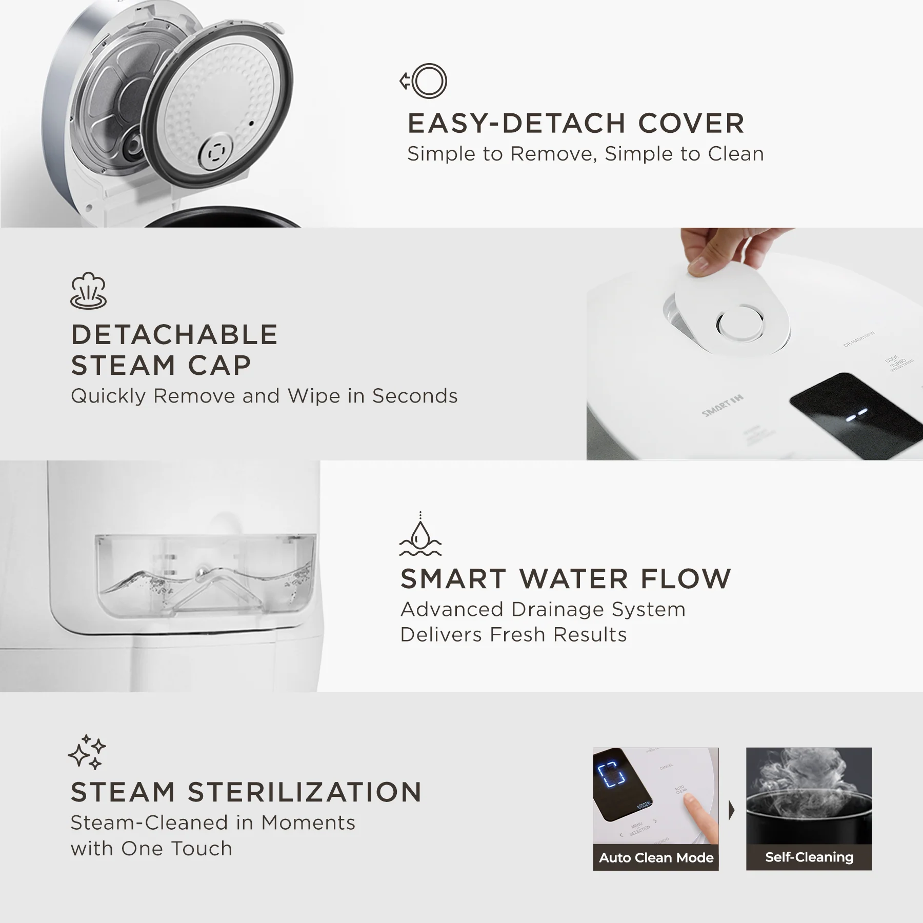 [NEW] 8-Cup Induction Heating Rice Cooker (CR-HA0810F) - Image 9