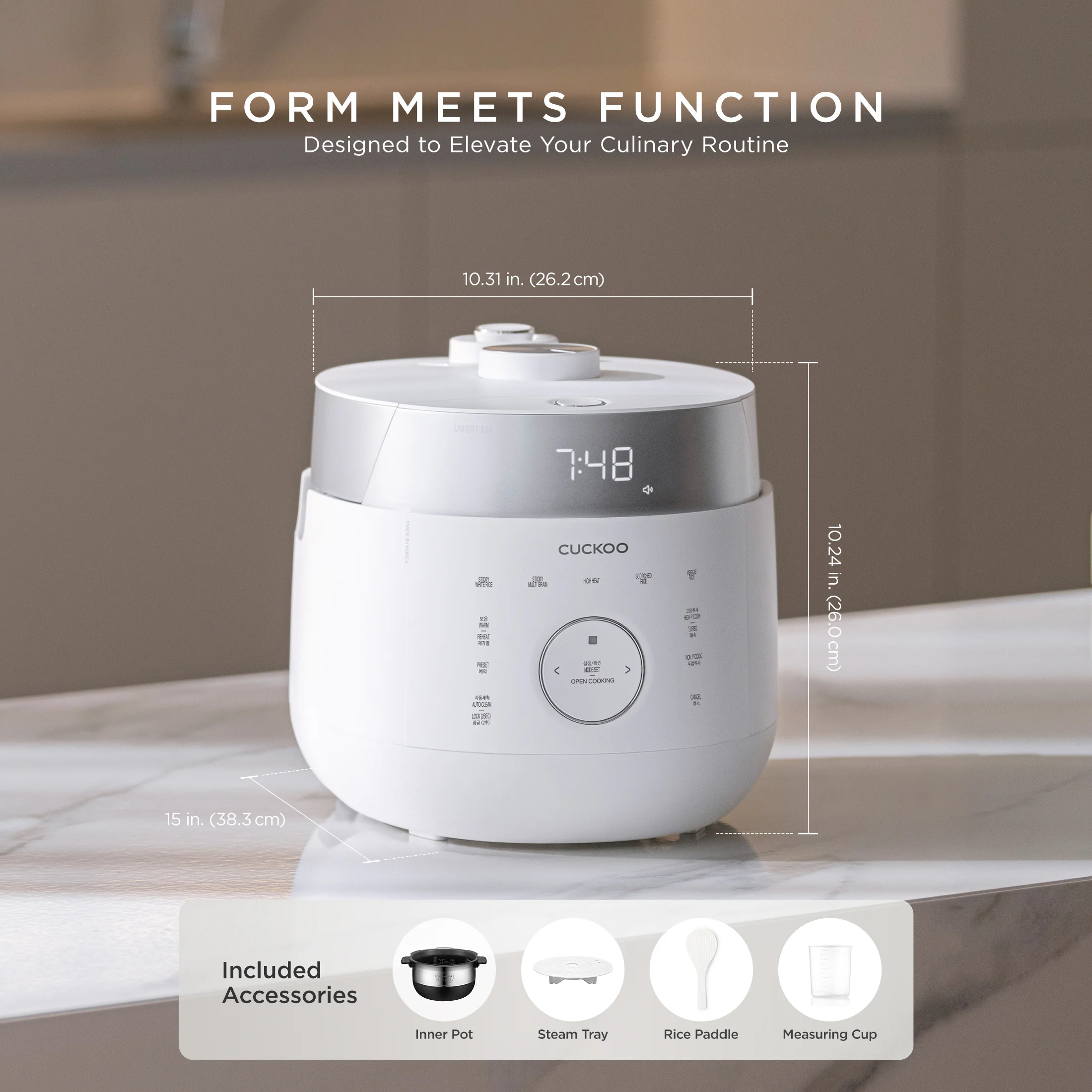 6-Cup IH Twin Pressure Rice Cooker (CRP-LHTR0609F) - Image 9
