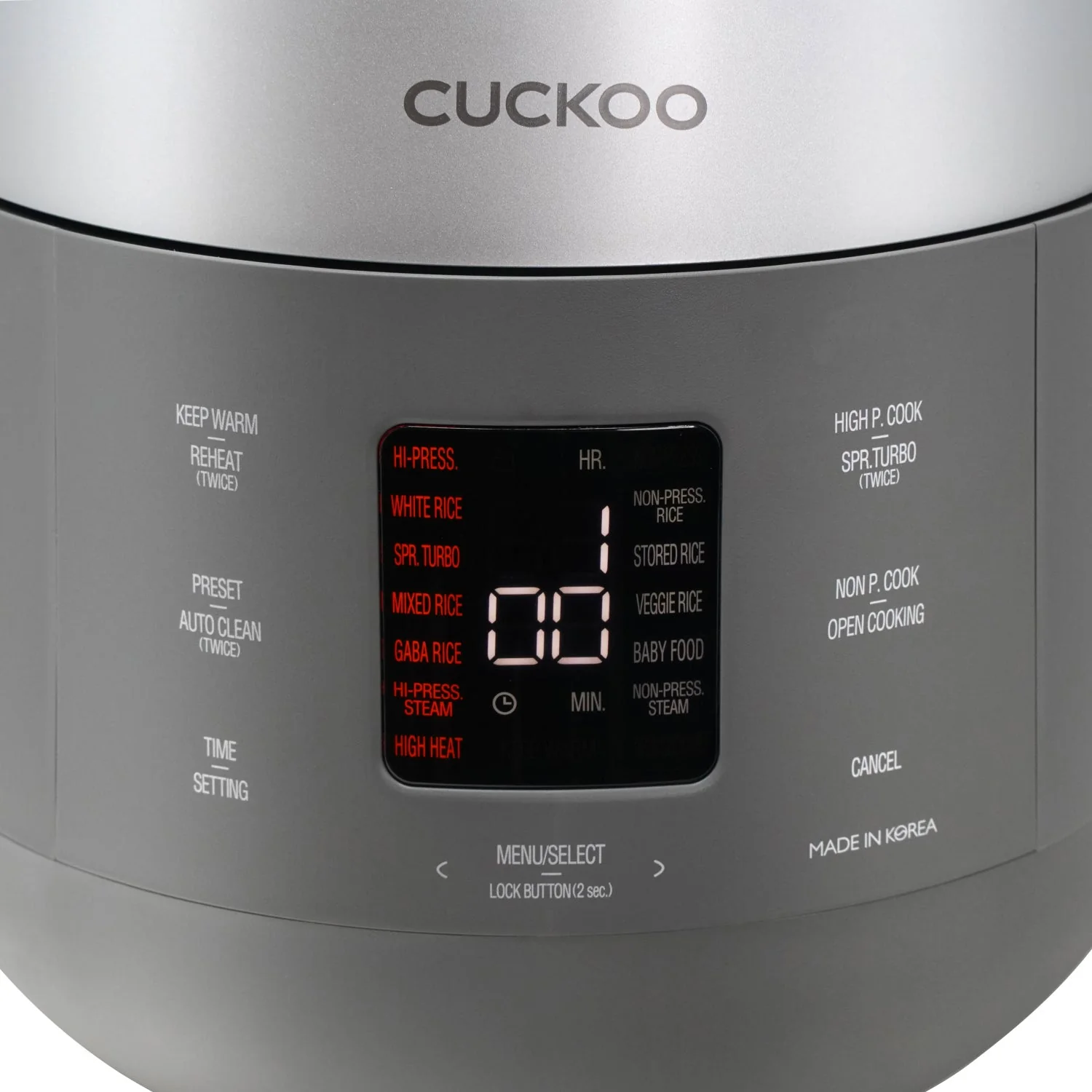 10-Cup HP Twin Pressure Rice Cooker (CRP-ST1009F) - Image 6
