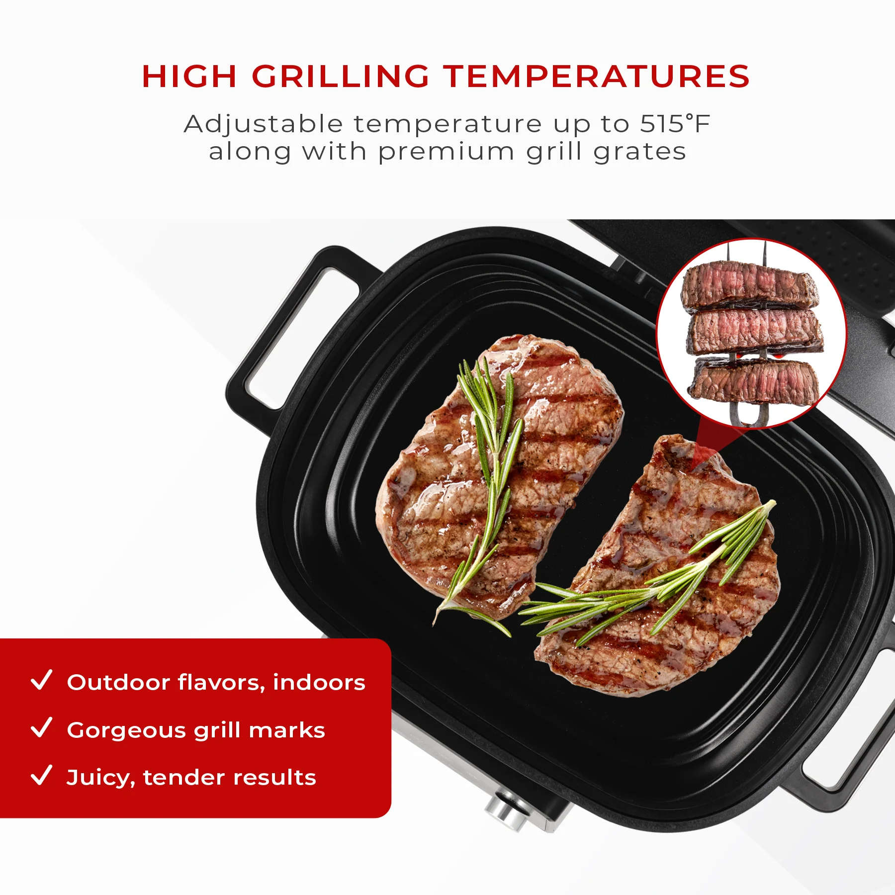 Refurbished B grade 6QT. Countertop Air Grill & Air Fryer (CAFG-A0601S) - Image 5