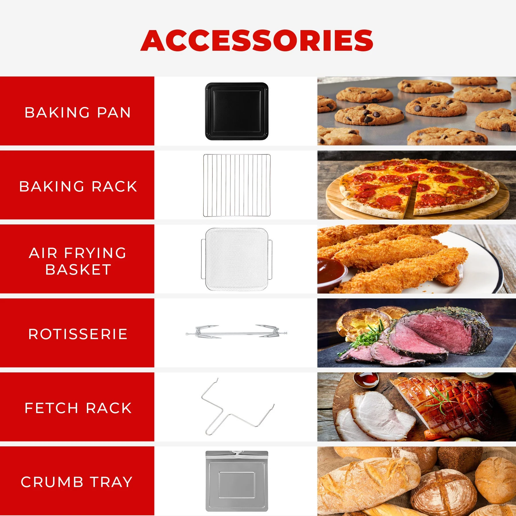 Refurbished C grade Countertop Convection Air Fryer/Oven (CAFO-A2601S) - Image 10